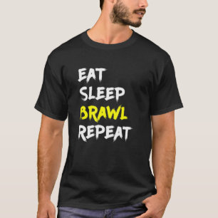 Eat Sleep Brawl Wiederholen Gamer Gamer Game Kid's T-Shirt
