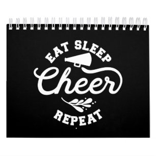 Eat Sleep Cheer Wiederholung Cheer Coach Kalender