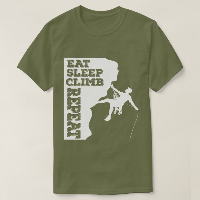 Eat Sleep Climb Repeat T-Shirt (Design vorne)