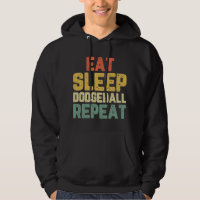 Eat Sleep Dodgeball Wiederholen Player Lover Vinta