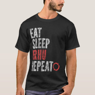 Eat Sleep Erhu Wiederholung T-Shirt