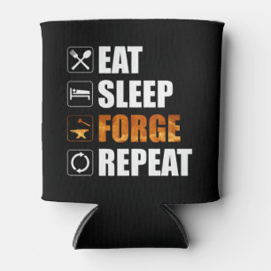 Eat Sleep Forge Repeat Blacksmith Dosenkühler