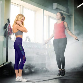 Eat. Sleep. Gym. Repeat. womens exercise Capri Leggings