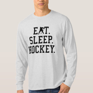 Eat Sleep Hockey - Hockey Fans T-Shirt