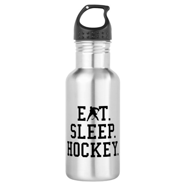Eat Sleep Hockey - Hockey Liebhaber Edelstahlflasche
