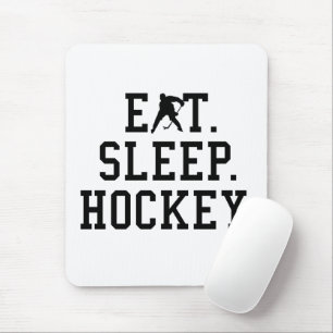 Eat Sleep Hockey - Hockey Liebhaber Mousepad