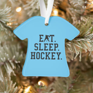 Eat Sleep Hockey - Hockey Liebhaber Ornament