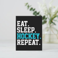 Eat Sleep Hockey Repeat - Hockey Liebhaber