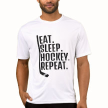 Eat Sleep Hockey Wiederholung