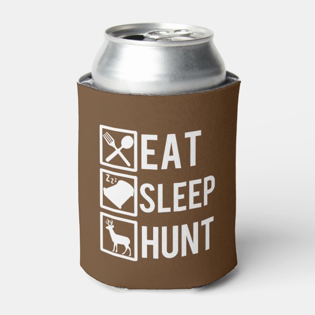 Eat Sleep Hour Funny Dosenkühler (Kanne Vorderseite)