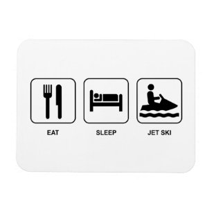 Eat Sleep Jet Ski Magnet