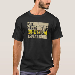 Eat Sleep Jiu Jitsu Repeat T-Shirt