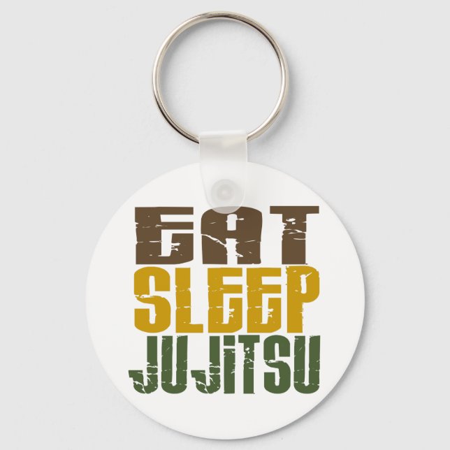 Eat Sleep Ju Jitsu 1 Schlüsselanhänger (Vorderseite)
