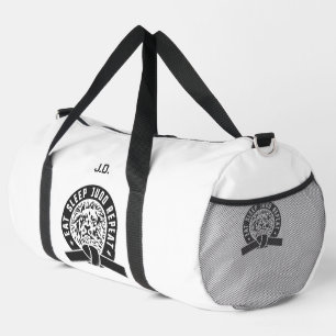 Eat Sleep Judo Wiederholung "Anpassbar" Gi Duffle Bag