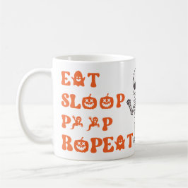 Eat Sleep Kack Repea Niedlich Oktober Neugeborene  Kaffeetasse