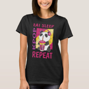 Eat Sleep Kpop Repeat Korean Heart Liebe K Pop Bla T-Shirt