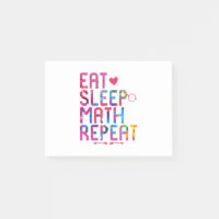 Eat Sleep Mathe Wiederholen Spaß Mathematiker
