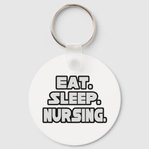 Eat Sleep Nursing Schlüsselanhänger