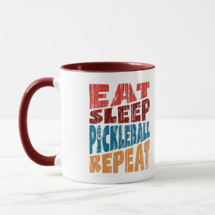 Eat Sleep Pickleball wiederholen Tasse