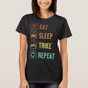 Eat Sleep Pinguin Wiederholung Kaisersee Bird King T-Shirt