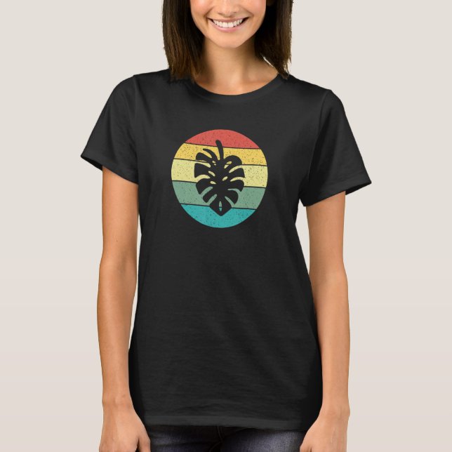 Eat Sleep Plant Repeat Monstera T-Shirt (Vorderseite)