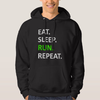 Eat Sleep Run Wiederholen Shirt Funny Runner Shirt