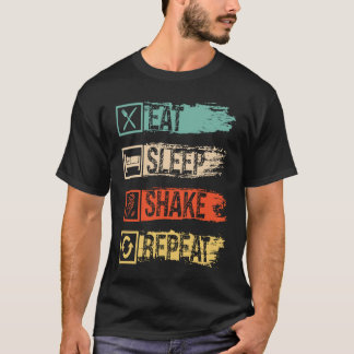 Eat Sleep Shake Repeat Beverages Bartender T-Shirt