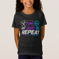Eat Sleep Sim-Rennen Wiederholen für Sim-Racing-Fa