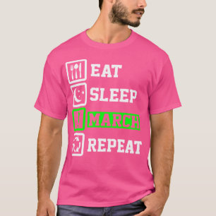 Eat Sleep Trumpet Wiederholung Funny Trumpet T-Shirt