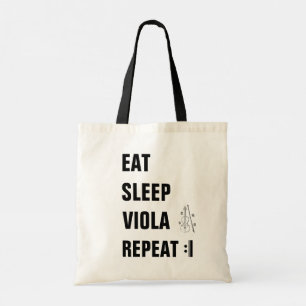Eat Sleep Viola Repeat Music Tragetasche