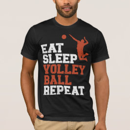 Eat Sleep Volleyball Wiederholung Volleyball Boy G T-Shirt