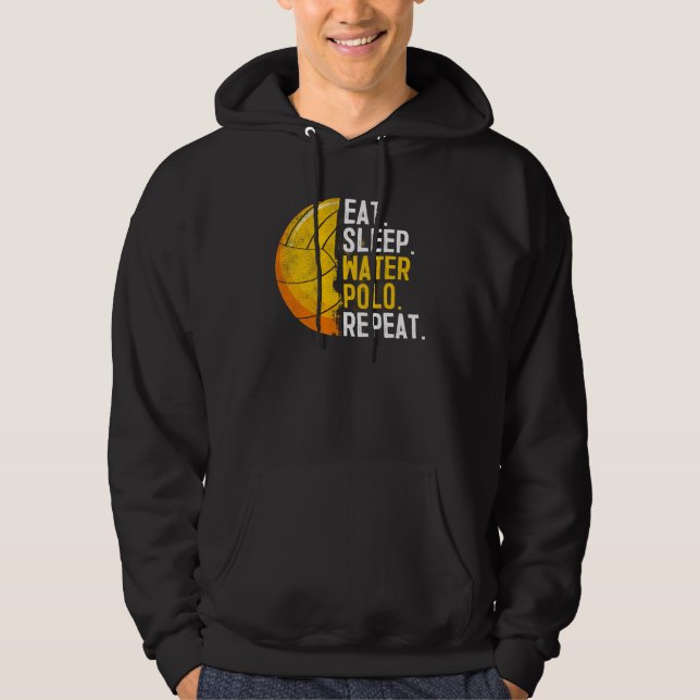 Eat Sleep Water Polo Repeat Swimming Sport Humor   (Vorderseite)