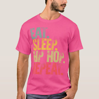 Eat Sleep Wiederholung Geschenk Shirt essen Sleep