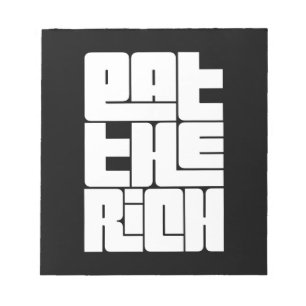Eat the Rich - Lustiger Sozialist Notizblock