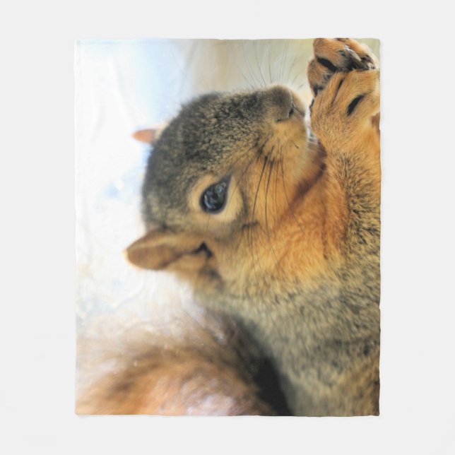 Eat Throw Blanket Fleecedecke (Vorderseite)