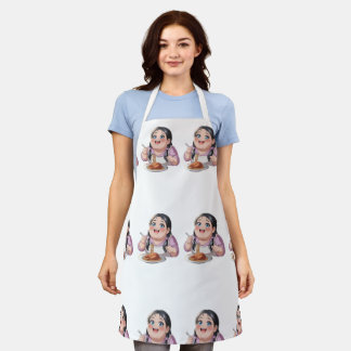 Eat today fasting tomorrow  schürze