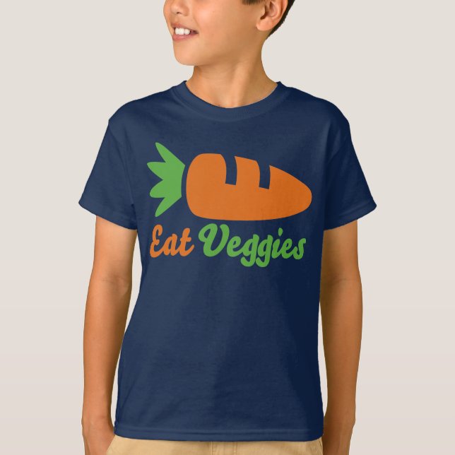 Eat Veggies T-Shirt (Vorderseite)