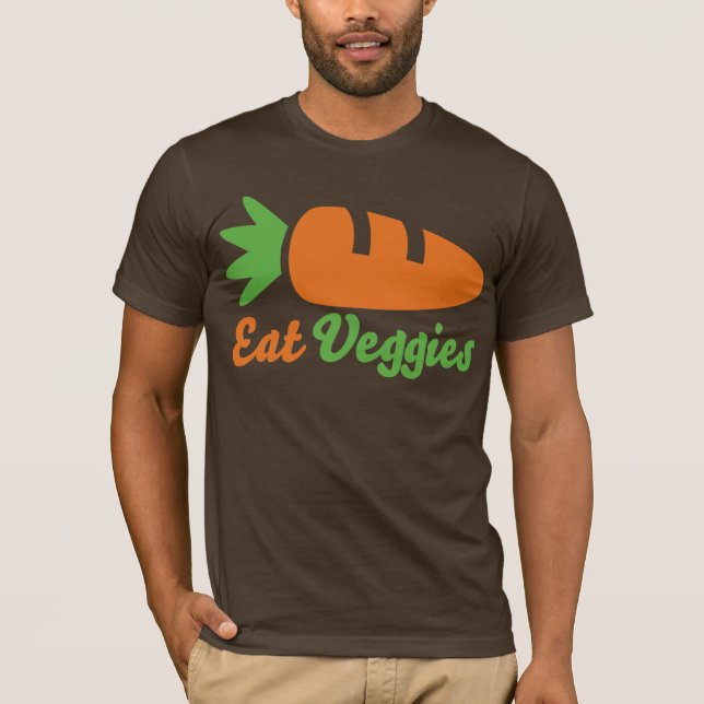 Eat Veggies T-Shirt (Vorderseite)