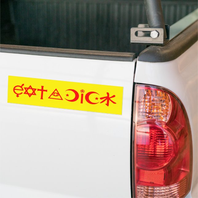 EatADick-Autoaufkleber Autoaufkleber (Auf Lkw)