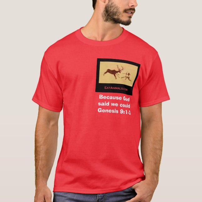 EatAnimals.com T-Shirt (Vorderseite)