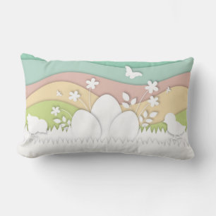 Eater Ferien Küken und versteckte Eier Frühling Lendenkissen