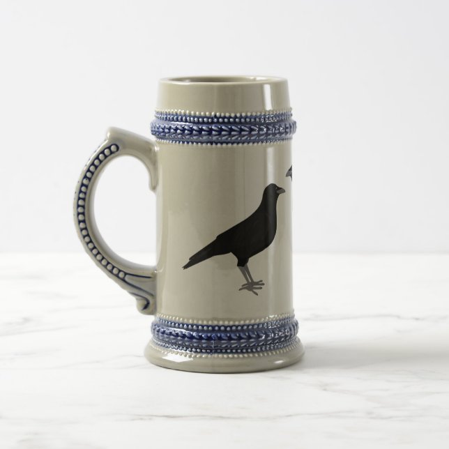 Eating Crow Stein Bierglas (Links)