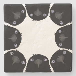 Eating Crow Stone Coaster Steinuntersetzer