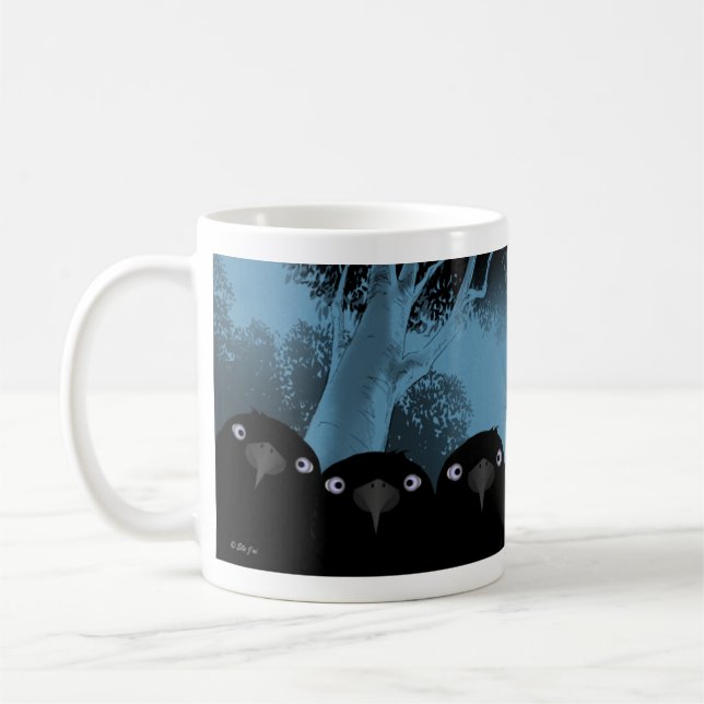 Eating Crows Spooky Tasse (Links)