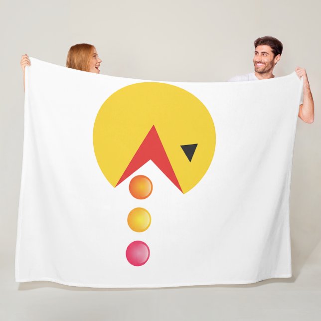 Eating Dot Fleecedecke (Beispiel)