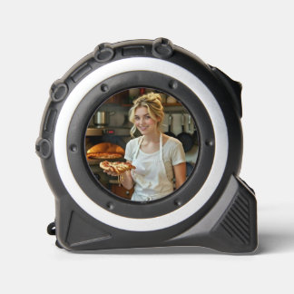 Eating Pizza Photo Personalize Customize Maßband