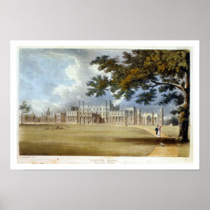 Eaton Hall, reißen vorderes, von Ackermanns 'Repo Poster