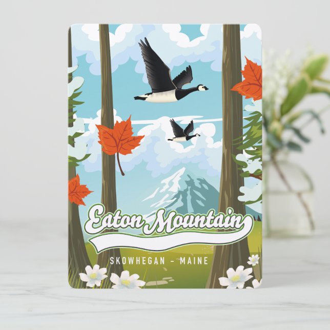 Eaton Mountain Skowhegan, Maine (Stehend Vorderseite)