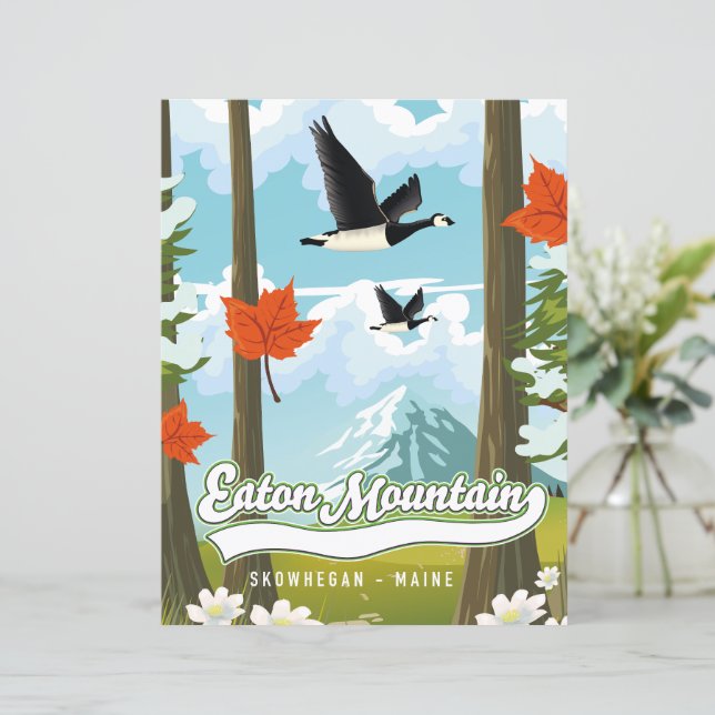 Eaton Mountain Skowhegan, Maine (Stehend Vorderseite)