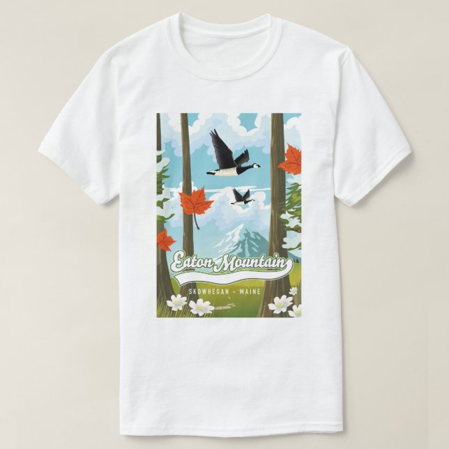Eaton Mountain Skowhegan, Maine T-Shirt (Design vorne)